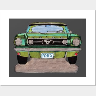 66' Mustang Posters and Art